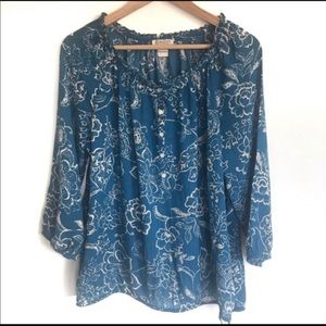 Lucky Brand Peasant Top - Women’s XL